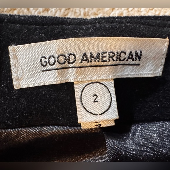 EUC Good American Velvet Double Breasted Boss Blazer Dress Size 2 - Picture 13 of 16